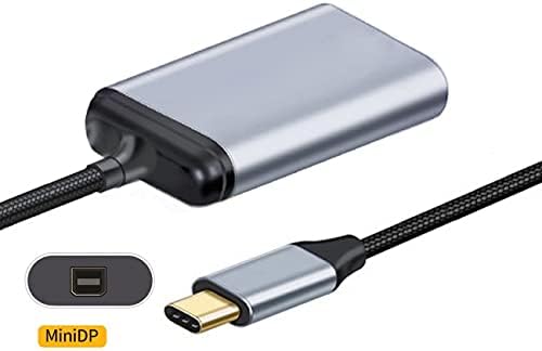 cablecc USB-C Type C to Mini DP Displayport Cable Adapter 4K 2K 60hz for Tablet & Phone & Laptop