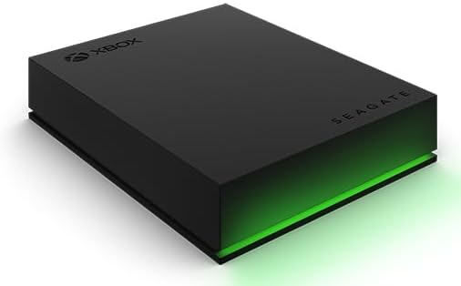 Xbox Game Drive 5TB Storage Capacity LED Light Bar Compatible with Xbox Series X|S and Xbox One