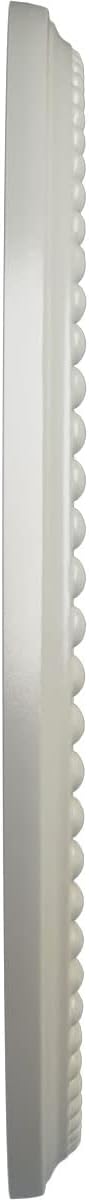 Ekena Millwork CM12BRFBS 12 1/2"OD X 3 7/8"ID X 3/4"P Bradford Ceiling Medallion Fits Canopies Up to 6 5/8", Flash Blue