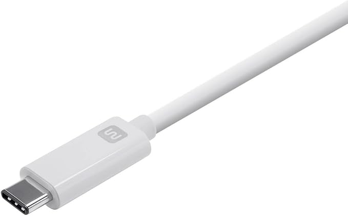 Monoprice USB-C to HDMI 2.0 Adapter - 4K@60Hz, Supports Up To 10Gbps Data Rate, USB 3.1 SuperSpeed, Compatible with MacOS, Windows, and Chrome OS, White - Select Series