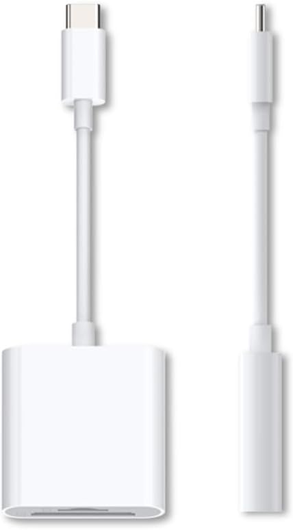 NFHK USB 2.0 Type C USB-C to TF Micro SD SDXC SDHC Card Reader Adapter Compatible with MacBook Laptop Tablet Phone