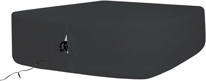 Bedecor Air Bed Sheets for Mattress Cover Removable Bed and Elastic Band Super Soft and Breathable & Deep up to 21" Black Full