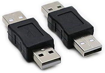 2 Pack USB Male to USB Male Gender Changer Adapter Coupler Converter