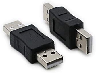2 Pack USB Male to USB Male Gender Changer Adapter Coupler Converter