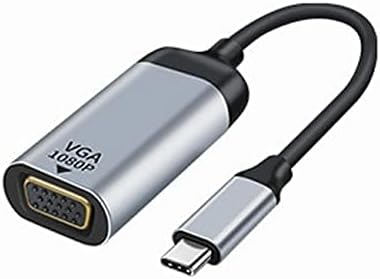 cablecc USB-C Type C to VGA Cable Monitor Adapter 1080p 60hz for Tablet & Phone & Laptop