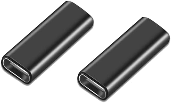 Accessonico USB C Female to Female Coupler, 2Pack USB 3.1 Type C Adapter Extension Connector for Connecting 2 USB-C Cables, Compatible Supports Fast Charging Data Transfer