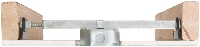 Westinghouse 0110000 Saf-T-Brace for Ceiling Fans, 3 Teeth, Twist and Lock,Silver(Pack of 1)
