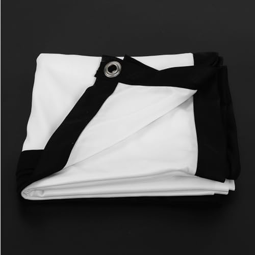 16:9 Projection Screen, Non Crease White Projector Screen, 16:9 Thicken Portable Non Crease Soft White Polyester Projector Curtain Projection Screen (40 inches)