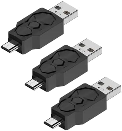 Micro USB 2.0 Adapter, Black, Type A Male/Micro-B Male, A Male to Micro B High Speed USB Cable