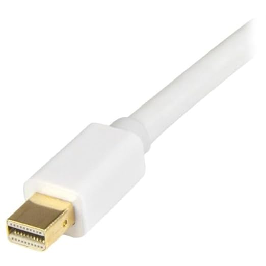 StarTech.com 6ft (2m) Mini DisplayPort to HDMI Cable - 4K 30Hz Video - mDP to HDMI Adapter Cable - Mini DP or Thunderbolt 1/2 Mac/PC to HDMI Monitor - mDP to HDMI Converter Cord - White (MDP2HDMM2MW)