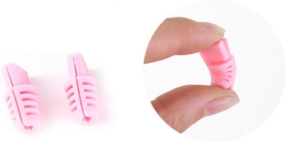 OSALADI 10 Pcs Charger Cable Protector, Cute Mobile Cord Cover for Phone Charger Cable Ends, Pink Savers