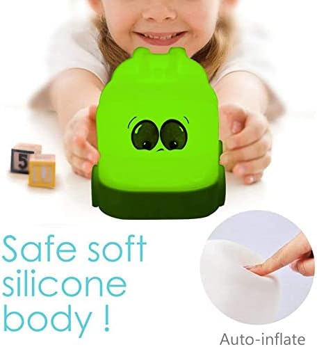 Night Light Kids with Cute Car Design Children's Room LED Bedside Lamp with Changeable RGB Colors Rechargeable Night Light Compatible with Touch Control & Remote Control - Fire Truck