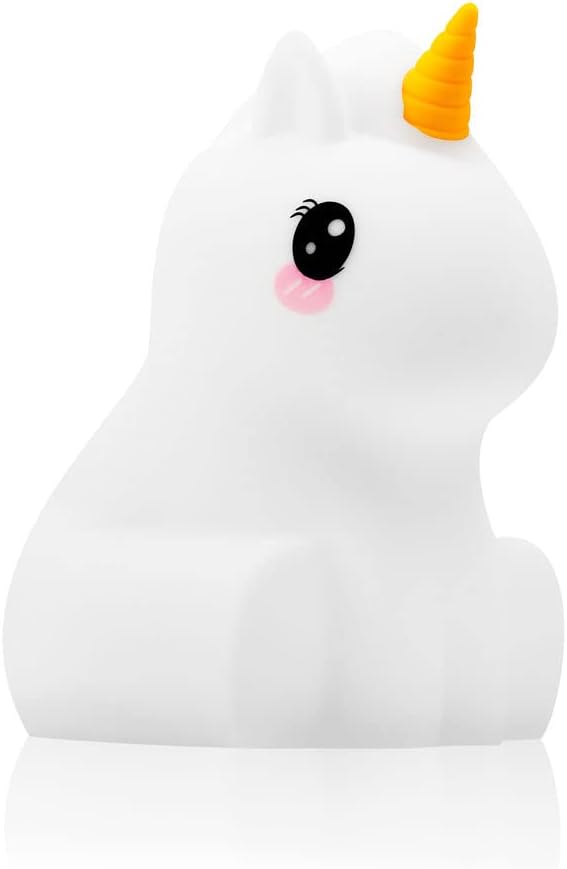 Lumipets Cute Unicorn Night Light for Kids - Rechargeable Battery, Perfect for Kids Room