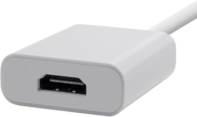 Monoprice USB-C to HDMI 2.0 Adapter - 4K@60Hz, Supports Up To 10Gbps Data Rate, USB 3.1 SuperSpeed, Compatible with MacOS, Windows, and Chrome OS, White - Select Series