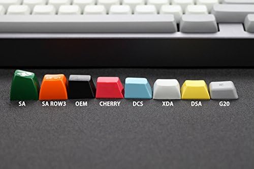 YMDK XDA DSA Blank PBT Keycaps for Ortholinear Layout MX Keyboard XD75 ID75 Planck Preonic Niu40 (Only Keycap)