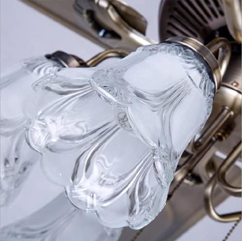 Clear & Frosted Ceiling Fans Light Covers Glass Shade, Transitional Style Replacement Glass Shade with Standard 2-1/8" Fitter Size, 4-4/5" high x 5" Diameter, Pack of 4