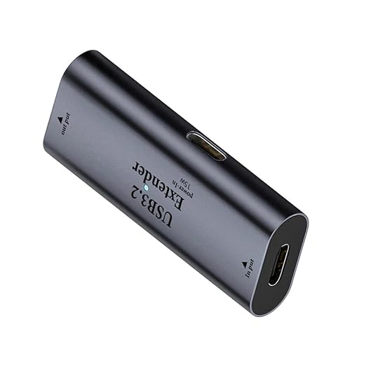 cablecc Active Repeater USB 3.0 Adapter Type-C Female Host to Type-A Female Device Extender with Chipset for Camera Printer Computer
