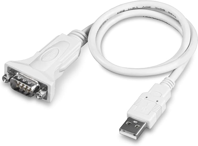TRENDnet USB to Serial 9-Pin Converter Cable, TU-S9, USB to RS232 Serial Adapter, Supports Windows & Mac, 64cm (25 in.) Cable Length, NDAA Compliant, Plug & Play, White (Pack of 60)
