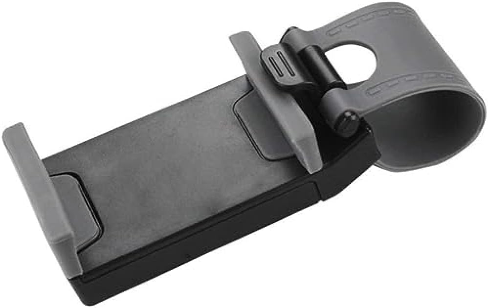 Reiko Car Steering Wheel Phone Mount - Gray, HLD07-GY, Retail Packaging