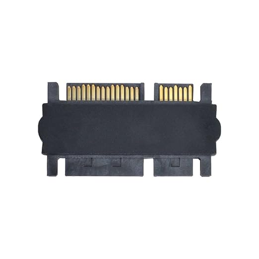 chenyang CY 3.5 & 2.5inch SATA 22Pin 7+15 Male to SATA 22P 7+15 Male Extension convertor Straight Adapter