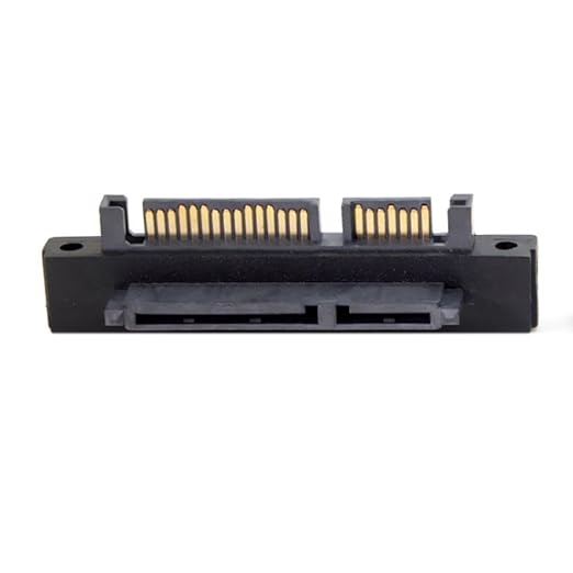 chenyang SATA Male to SATA Female 90 Degree UP Angled Gender Changer Connector Adapter for 2.5/3.5" Hard Disk Drive