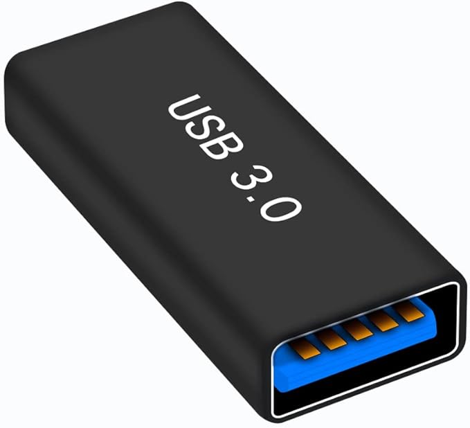 USB 3.0 Type A Female to Female Extension Adapter, USB to USB Adapter,4 Pack