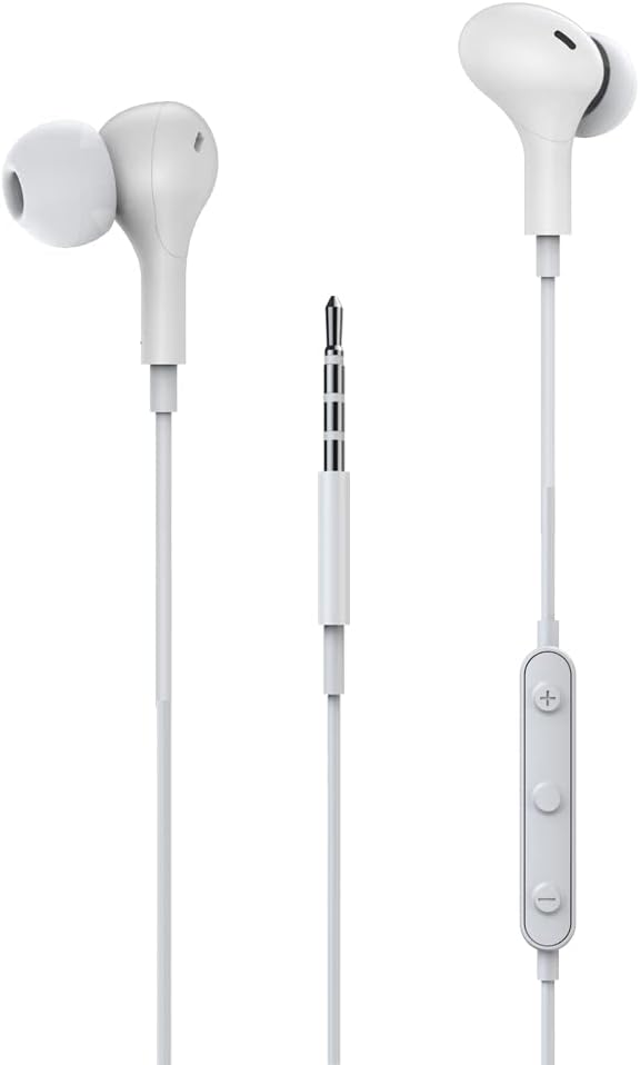 Earbuds Noise Cancelling Wired Magnetic Earphone Headphones for Samsung Galaxy A13 A23 A03S A02S A12 A22 A32 A42 A52