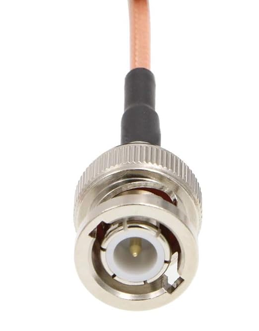 DHT Electronics RF coaxial Coax Cable Assembly BNC Male to SMB Female 48''