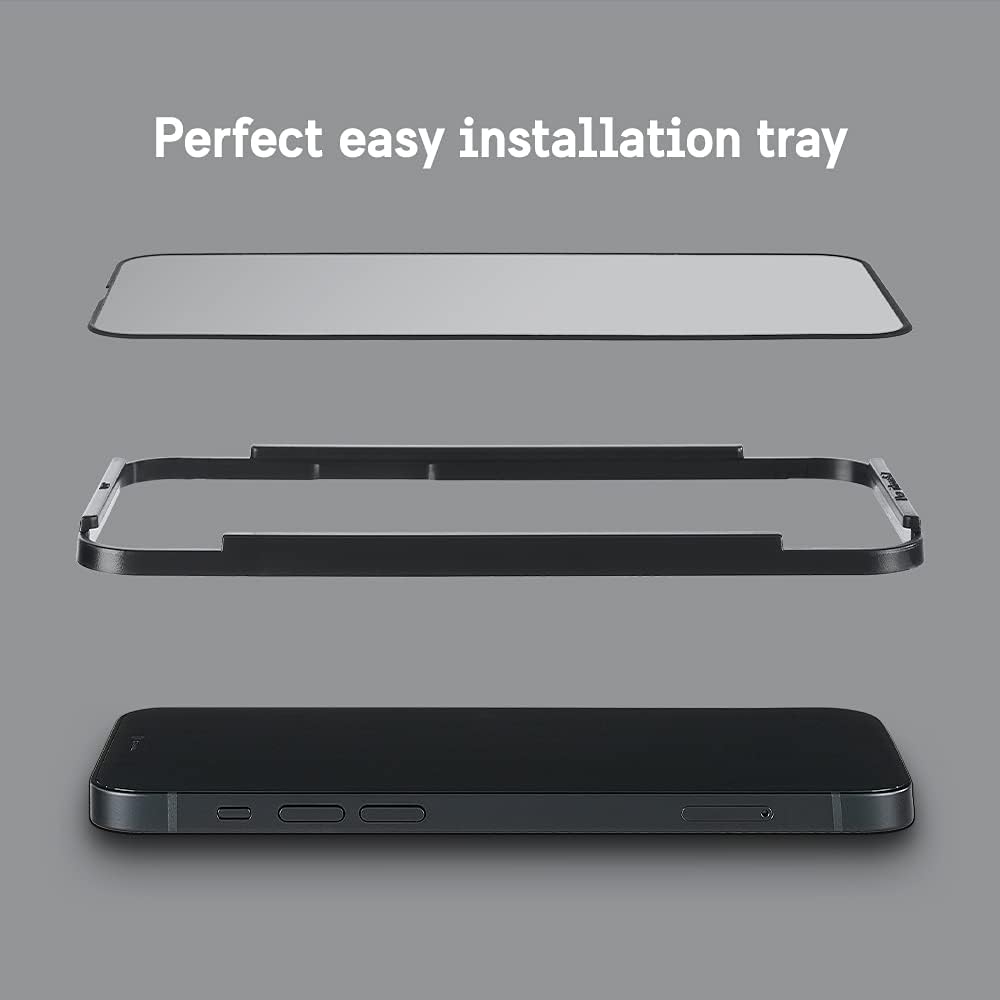 Pelican Interceptor Series Ultra Glass Screen Protector for iPhone 13/13 Pro - Slim, 6.1 Inch, Ultra Rugged.