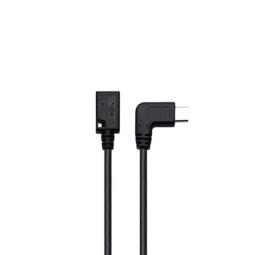 2-Pack 90 Degree USB Type C Male to Mini USB femlae Cable,USB 3.1 Male to Mini 5-Pin B USB Female Adapter for Laptop Adapter Converter for Laptop