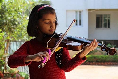 Original Bow Buddy Bright Blue 2-Piece Set: Things 4 Strings Bow Hold Buddies Violin/Viola Teaching Aid Accessory