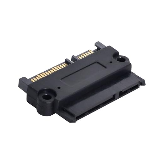 chenyang 3.5 & 2.5inch SATA 22Pin 7+15 Male to SATA 22P 7+15 Female Extension convertor Adapter with Screw Holes