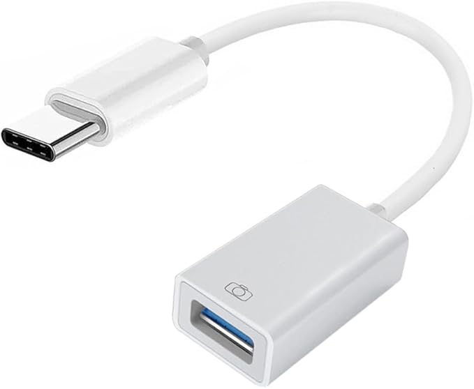 NFHK Type C USB-C to Standard Type-A USB3.0 Female Adapter Compatible with MacBook Laptop Tablet Phone