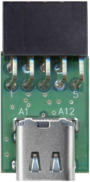 CY Adapter Single Port USB 3.1 Type C USB-C Female to USB 2.0 Motherboard 9pin 10pin Header Adapter PCBA 480Mbps