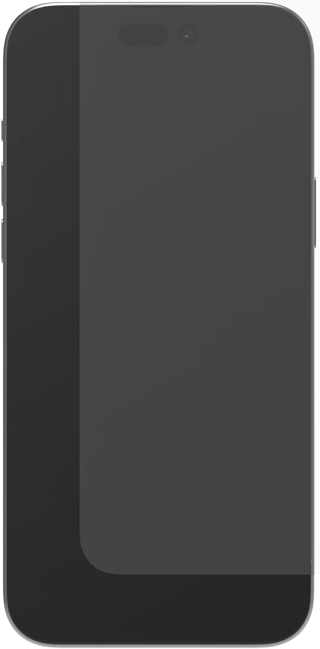 GoTo Tempered Glass Screen Protector for iPhone 15 Plus, Crack and Scratch Protection with Easy Install Tray for Bubble