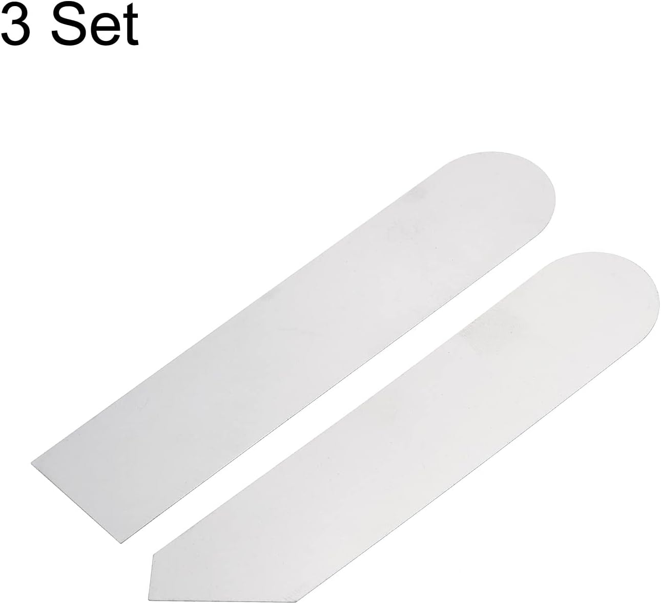 PATIKIL Flat Curved Spudger Kit, Professional Stainless Steel Pry Blade Tool for Mobile Phone Repair, 3 Set