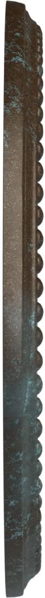 Ekena Millwork Bradford Ceiling Medallion, Bronze Blue Patina