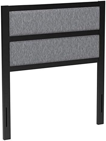 ZINUS Jessica Modern Studio Upholstered Metal Headboard, Twin