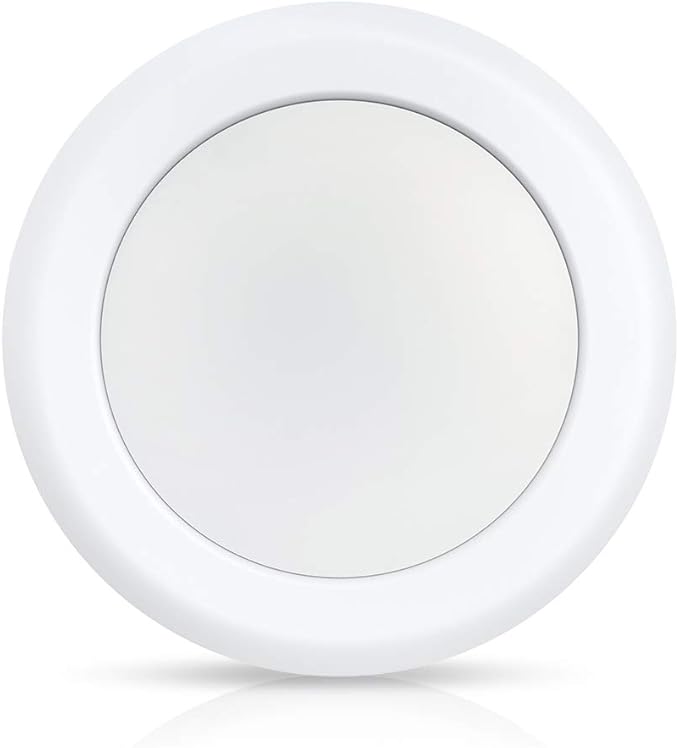 ECOELER 6 Inch LED Disk Light, Aluminum Trim, 4000K Cool White, 16.5W 1000Lm, Dimmable Flush Mount Ceiling Recessed Light Fixture, ETL & FCC Listed