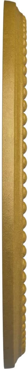 Ekena Millwork CM12BRPGS 12-1/2" x 3-7/8" x 3/4" Bradford Ceiling Medallion, Pharaoh's Gold