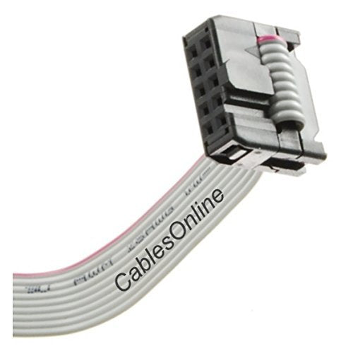 CablesOnline, DB9 Male to 10-Pin (2x5) IDC Female Motherboard Header RS232 Serial Adapter Cable, AD-I01