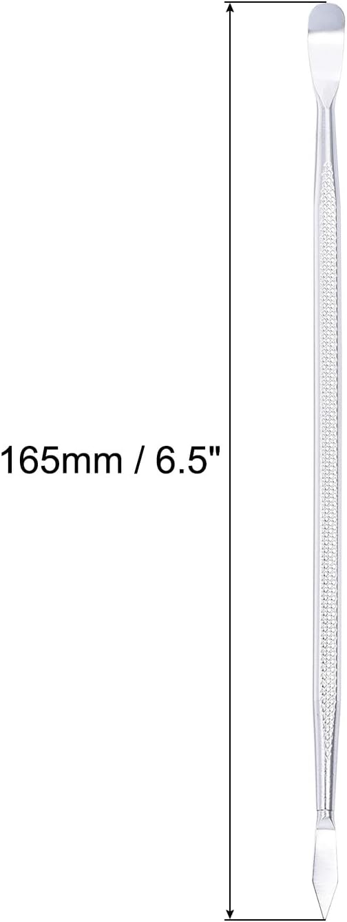 MECCANIXITY 3pcs Metal Spudger Mini Crowbar Flat Head Stainless Steel Pry Bar Tools for Mobile Phone Repair