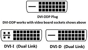 DVI Graphics Card Display GPU Detection Monitor DVI Dummy Plug Adapter Fit Headless-2560x1600@60Hz (DVI-3p)