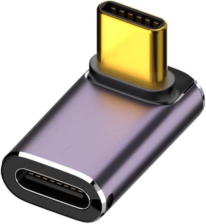 chenyang USB C Connector,USB4 Type C Male to Female 240W Power 40Gbps Data 8K Video Adapter UP Angled for NS Phone Laptop