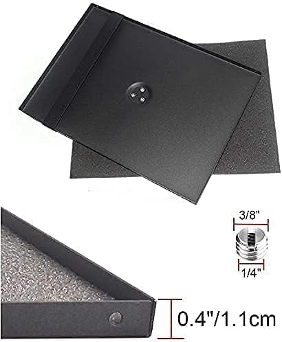 Coret Projector Tray, Laptop Tray Platform Holder Pallet for 3/8" or 1/4" Screw Tripod Stand Mount Widely Use in Classrooms, Meeting Rooms,Stage,Studio,Office,Outdoor (11 x 15 inch)