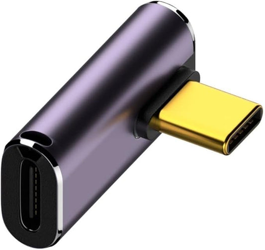 chenyang USB C Connector,USB4 Type C Male to Female 240W Power 40Gbps Data 8K Video Adapter Low Profile Angled for NS Phone Laptop