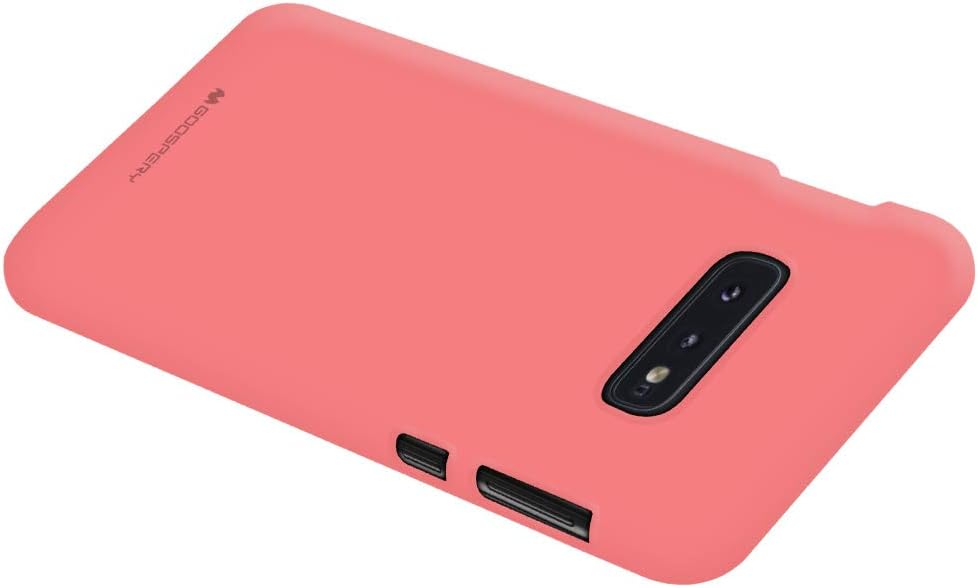 GOOSPERY Soft Feeling Jelly Case for Samsung Galaxy S10e (2019), Silky Slim Bumper Cover (Flamingo)