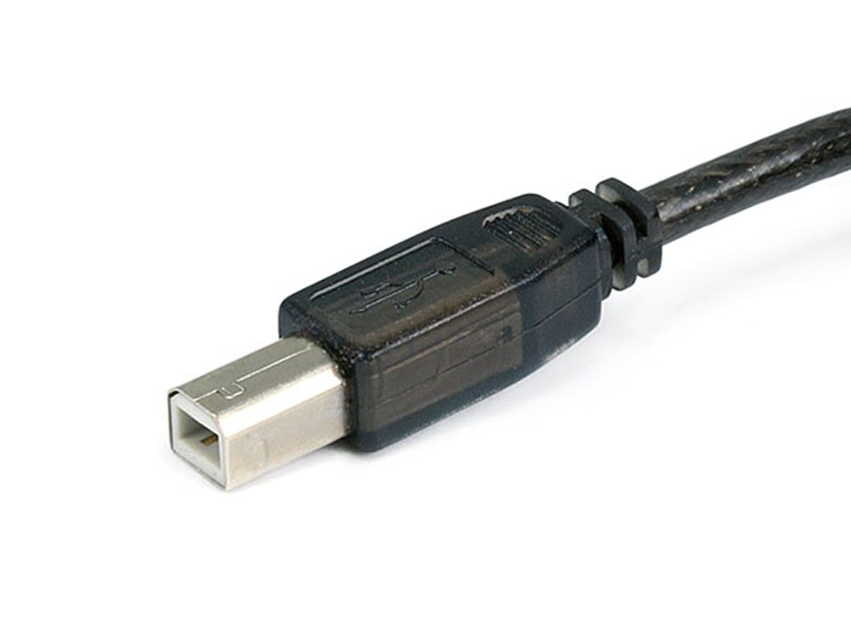 2.0 28/24AWG, 33 Monoprice USB Extension Cable - USB Type-A to USB Type-B, Male to Male, Active, Feet, Black