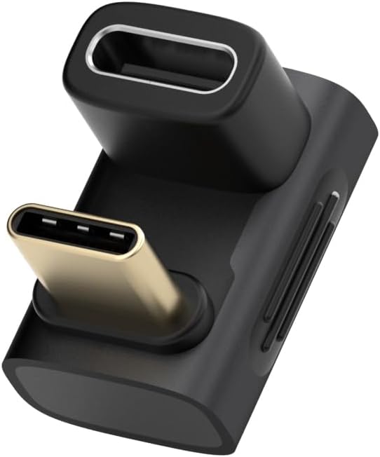 Hagibis 240W 80Gbps 8K@60Hz USB C Adapter, USB-C Male to Female Adapter, USB4 Connecter for Thunderbolt 5/4/3, Laptop, Switch, Dock, Mac, Tablet, iPhone 16 15 Pro Max (TGM13)