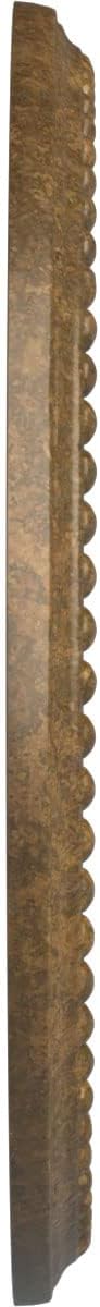 Ekena Millwork CM12BRRZS 12 1/2"OD X 3 7/8"ID X 3/4"P Bradford Ceiling Medallion Fits Canopies Up to 6 5/8", Rubbed Bronze